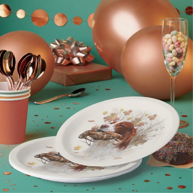 Woodcock Hunting Season Paper Plate (Multi)