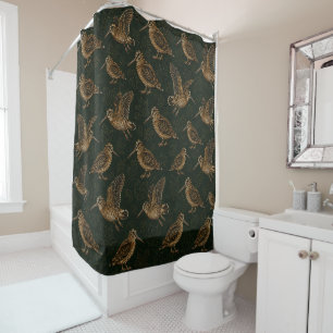 Woodcock hunting shower curtain
