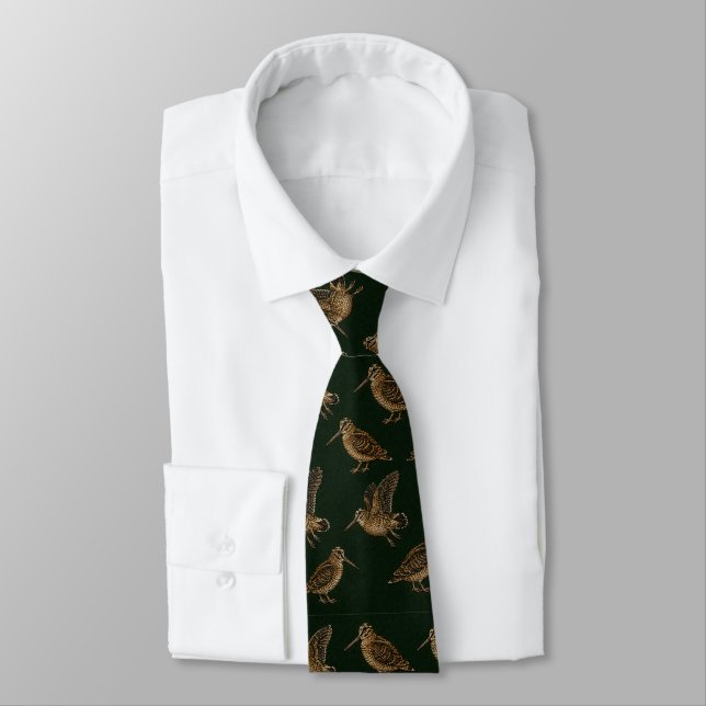 Woodcock hunting  tie (Tied)