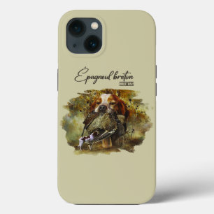 Woodcock hunting with Brittany Spaniel iPhone 13 Case