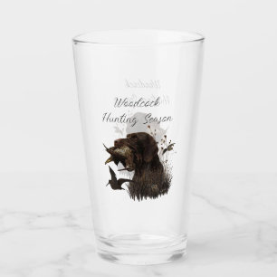 Woodcock Hunting with German Wirehaired Pointer Glass
