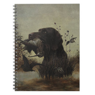Woodcock Hunting with German Wirehaired Pointer Notebook