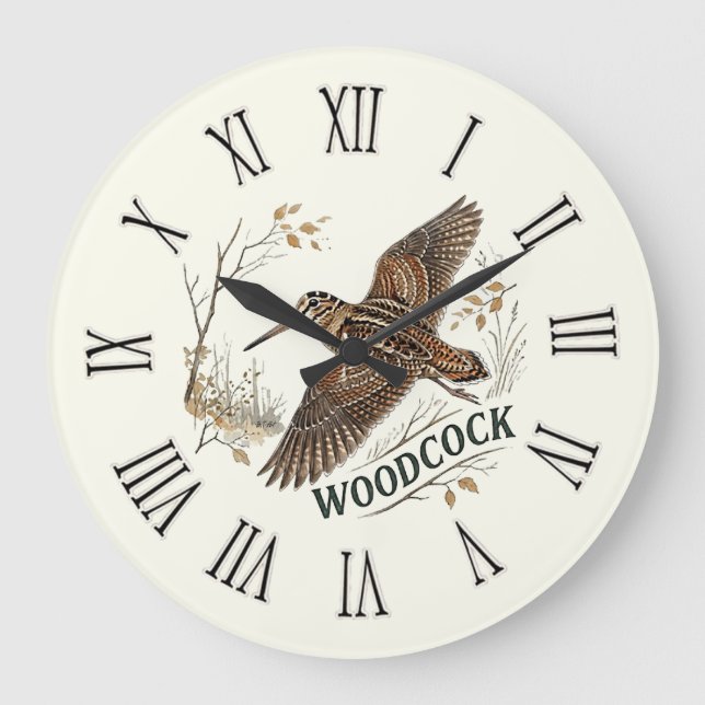 Woodcock  large clock (Front)