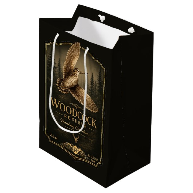 Woodcock  medium gift bag (Front Angled)
