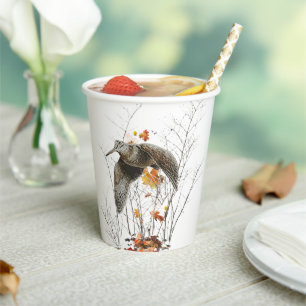 Woodcock Paper Cups