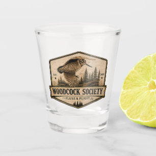 Woodcock shot glass