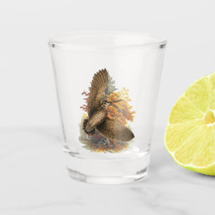 Woodcock shot glass