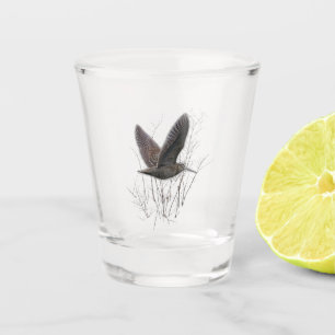 Woodcock shot glass
