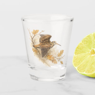 Woodcock shot glass