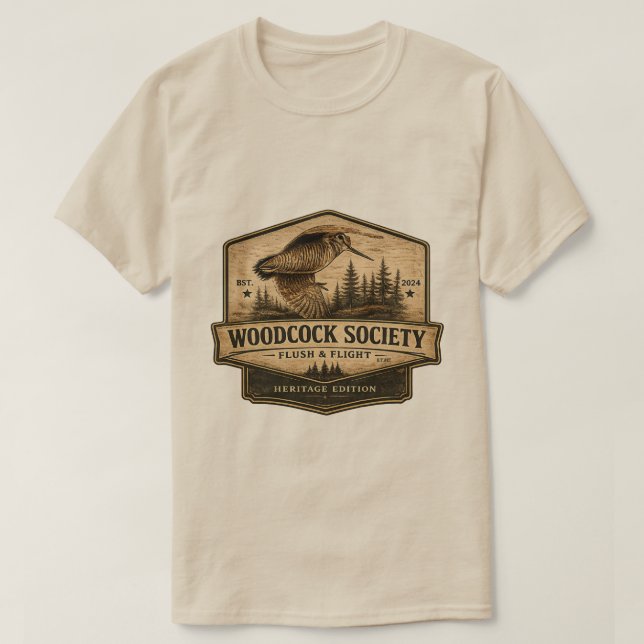 Woodcock  T-Shirt (Design Front)