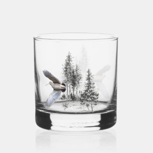 Woodcock Whiskey Glass