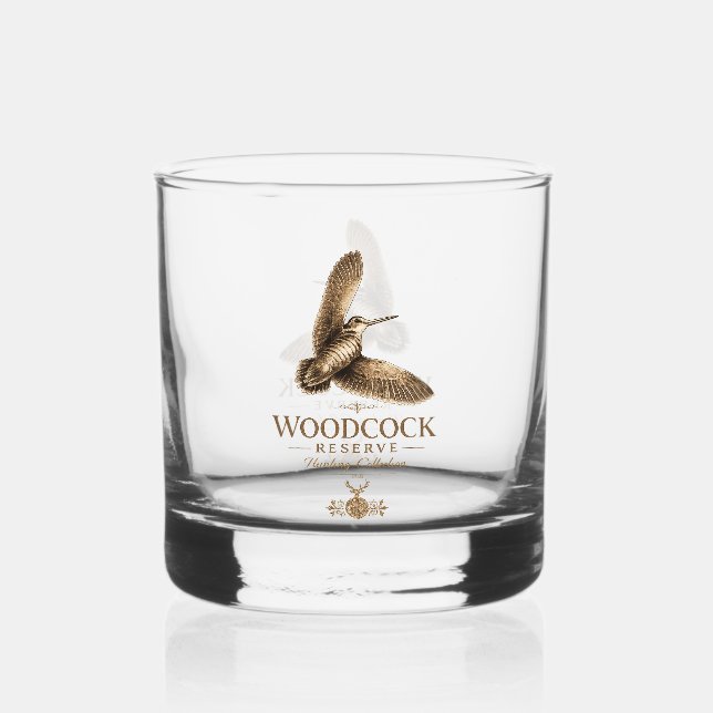 Woodcock  whiskey glass (Front)