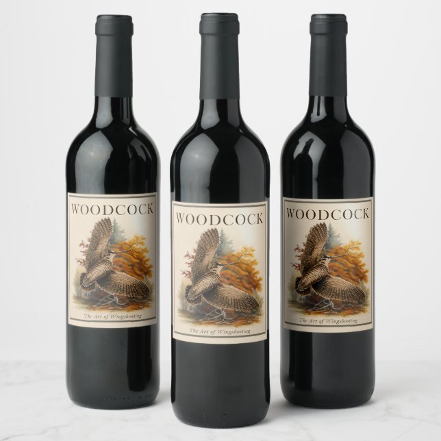 Woodcock  wine label (Bottles)