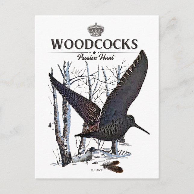 Woodcocks - Passion Hunt Postcard (Front)