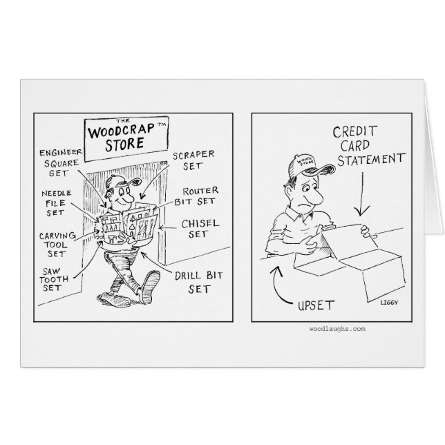 Woodcrap Card (Front Horizontal)
