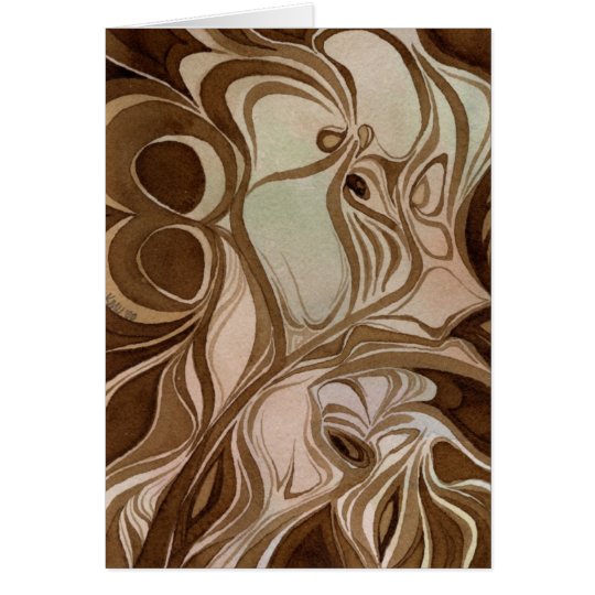 Woodcut Notecard
