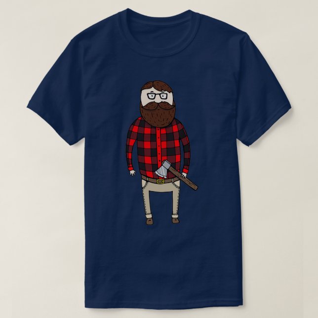 Woodcutter 1 T-Shirt (Design Front)