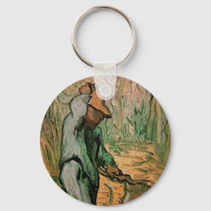 Woodcutter (after Millet) by Vincent van Gogh Key Ring