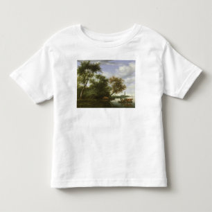 Wooded river landscape toddler T-Shirt