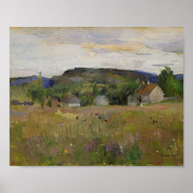 Wooded Village Nature Wall Art Print (Front)