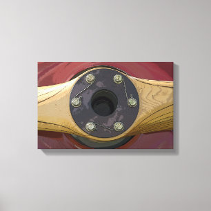 Wooden Aeroplane Propeller Canvas Print