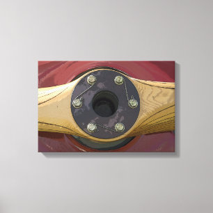 Wooden Aeroplane Propeller Canvas Print