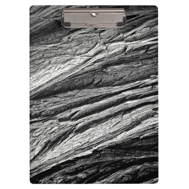 Wooden Background Modern Elegant Clipboard (Front)