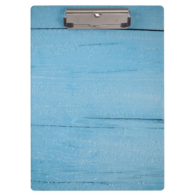 Wooden Background Modern Elegant Clipboard (Front)