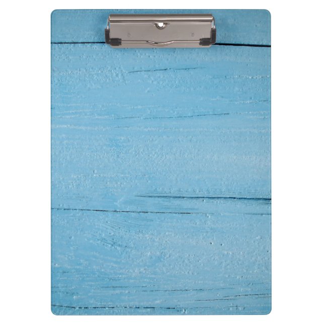 Wooden Background Modern Elegant Clipboard (Front)