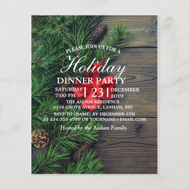 wooden background with christmas theme (Front)