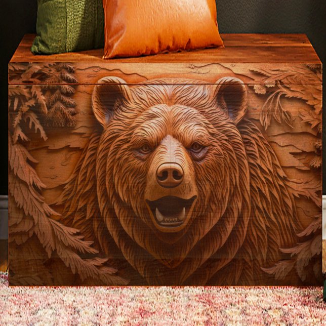 Wooden Bear Decoupage Tissue Paper (Creator Uploaded)