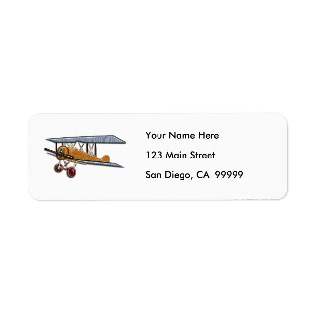 Wooden Biplane (Front)