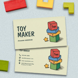 Wooden Blocks - Toy Maker Business Card