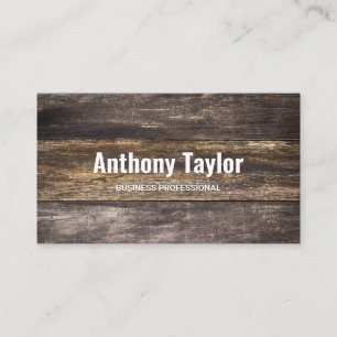 Wooden Board Business Card