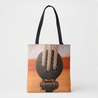 Wooden Boat Block- Shoulder Tote Bag