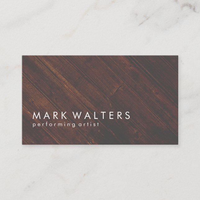 Wooden Business Card (Front)