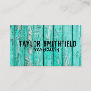 wooden business card