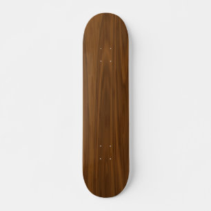 Wooden canvas skateboard