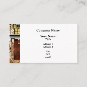 Wooden Cash Register in General Store Enclosure Card