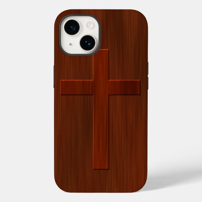 Wooden Church Pew Case-Mate iPhone Case (Back)