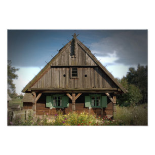 Wooden Cottage - Photo Print