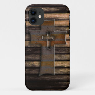Wooden Cross Case-Mate iPhone Case