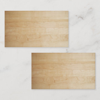 Wooden Cutting Board Business Card