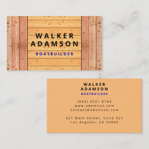 Wooden Design (Handyman Work) Looks like wood Business Card