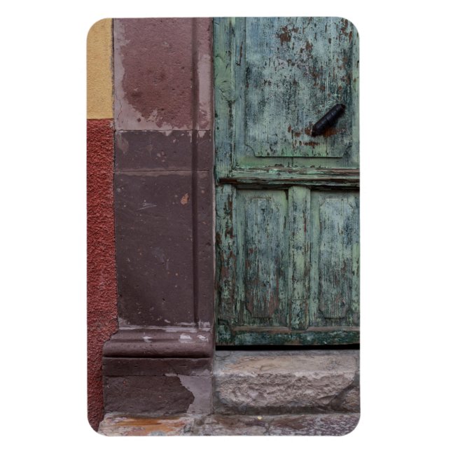 Wooden Door Abstract Magnet (Vertical)