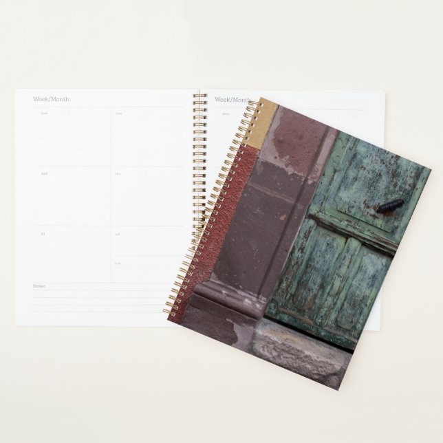 Wooden Door Abstract Planner (Display)