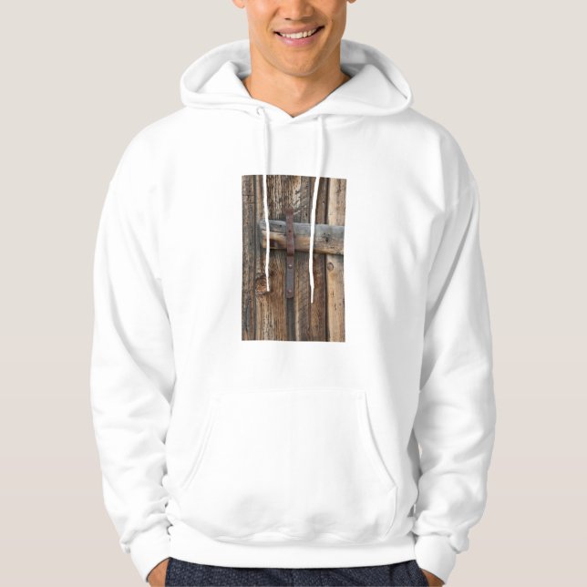 Wooden door close-up, California Hoodie (Front)