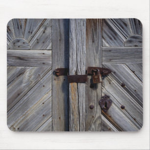 Wooden Door Mouse Mat