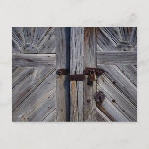Wooden Door Postcard