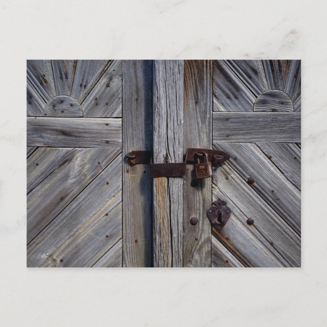 Wooden Door Postcard (Front)
